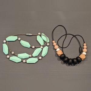 Goobie Baby teething necklaces